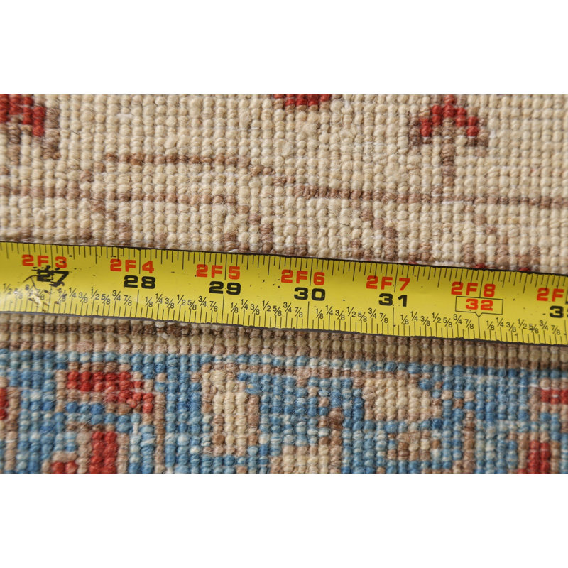 Tapis oriental à motif de teinture végétale Khotan Gosling