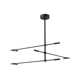 Rotaire 3 Light Metal Dimmable LED Sputnik Chandelier