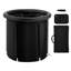 Baignoire gonflable de 31,5 po pour une immersion en eau froide relaxante, installation et entretien faciles avec anneau confortable