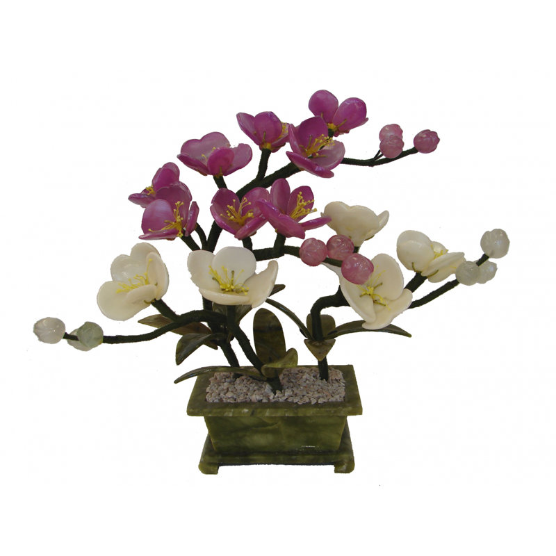 fleur artificielle 12 po en pot