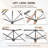 Pop up Patio Gazebo 13 Ft. W x 13 Ft. D Metal Patio-64604172