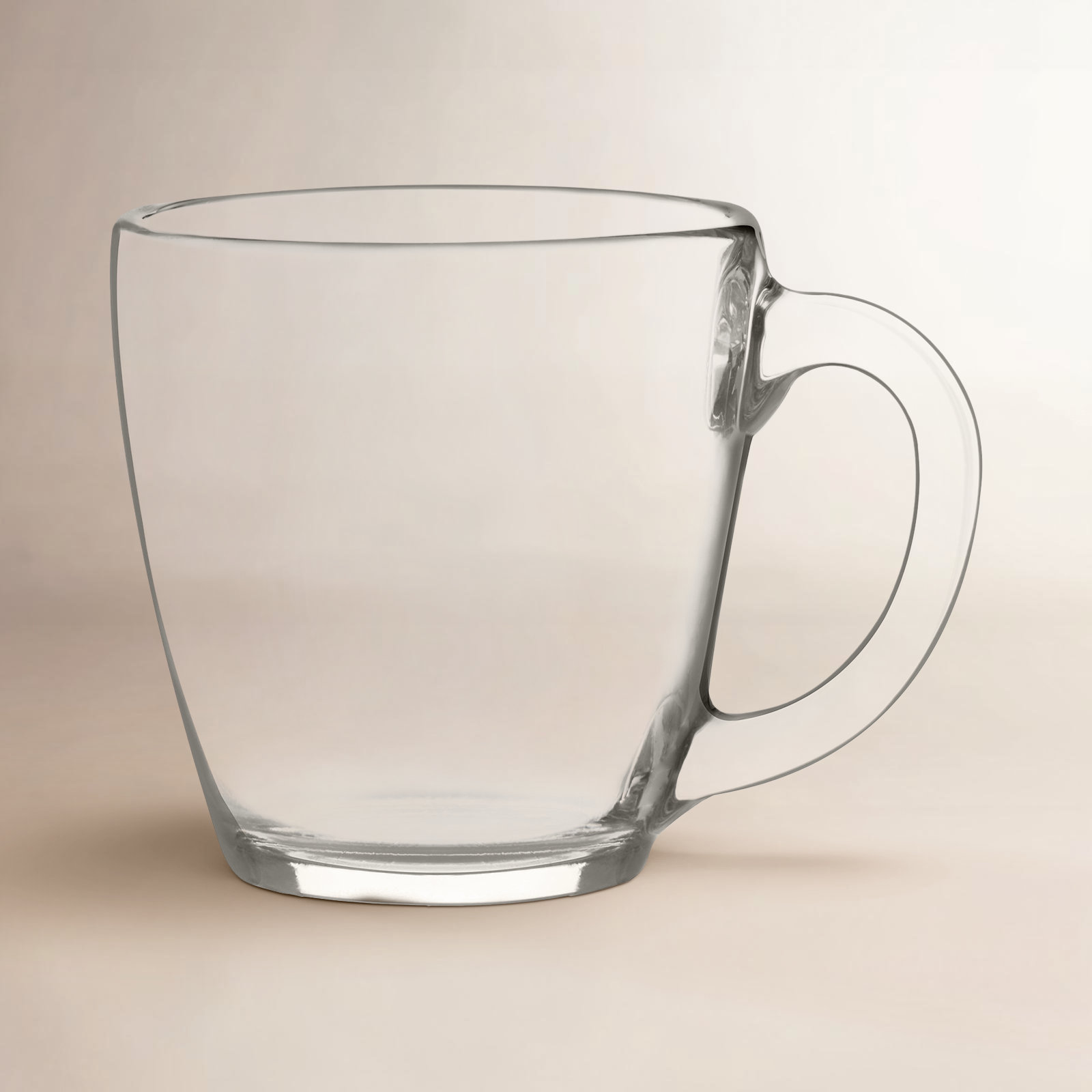 Tapered Glass Mug