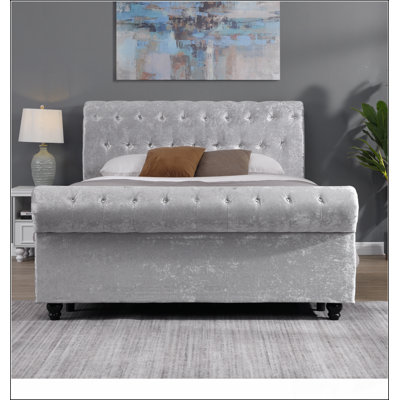 Grand lit avec rangement Hartfried