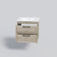 Meuble-lavabo mural moderne avec lavabo Asteria | Collection Palm Beach Teak Natural | Panneau de fibres à densité moyenne non toxique ignifuge 26 po Collection simple 32 po