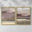 «Waves of Collage I», reproduction encadrée de qualité supérieure - prête à être accrochée - aucun clou requis - aucun clou requis-2009967989-2009967992