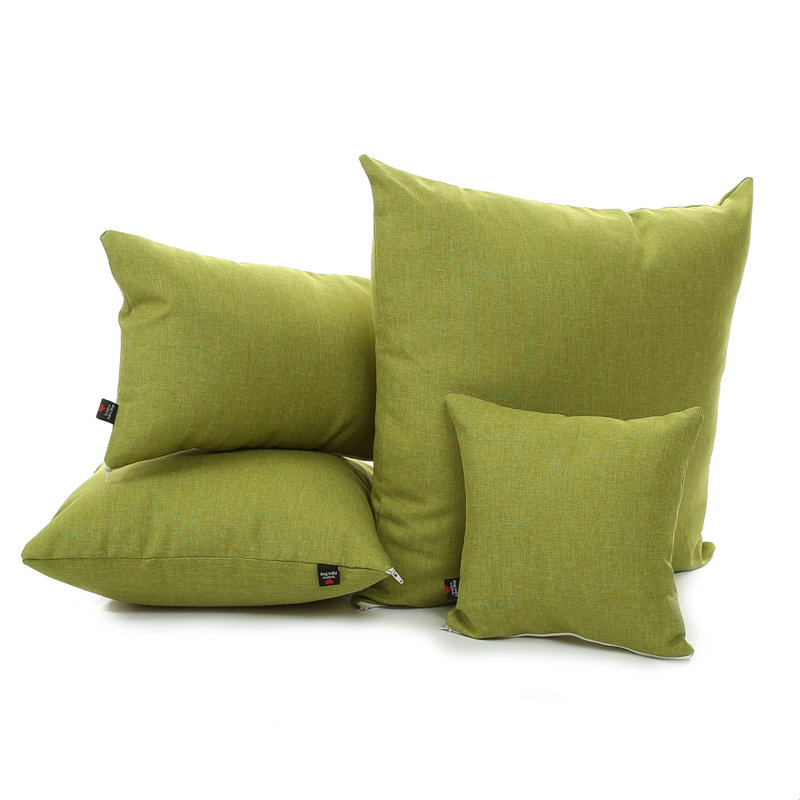 Millet Square Cushion, 43 x 43cm, Lime