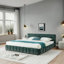 Lit plateforme tapissier moderne avec rangement sous le lit-756399195-767490751
