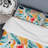 Soft Color Multicolor Abstract Neutrality Wave Abstract Duvet Cover-1152412499