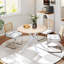 Round Metal Base Dining Table
