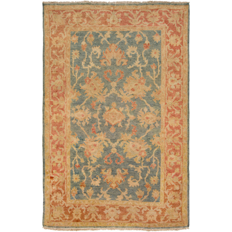 Hillcrest Wool Oriental Area Rug, Rectangle 5'6" x 8'6"