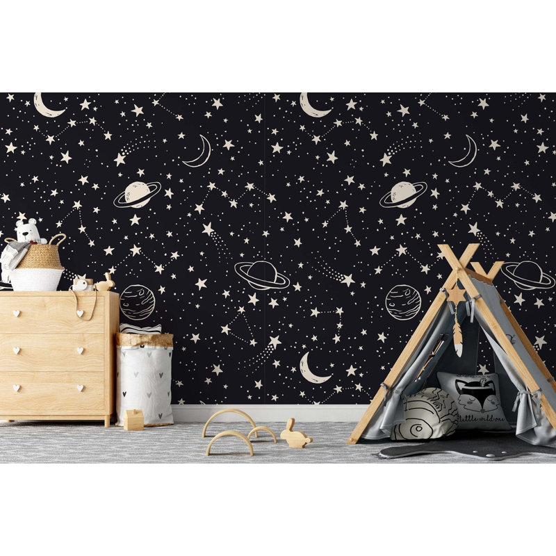 Papier peint amovible Constellations And Stars Astronomical Space Planets Comets, L 9 po x l 15 po