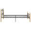 Rosalind Wheeler Bed Frame Black Metal-1334320954-1334320956
