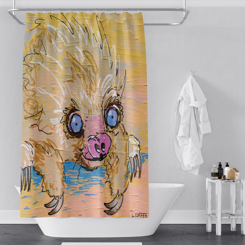 Rideau de douche Shaelin, H 83 po x l 70 po