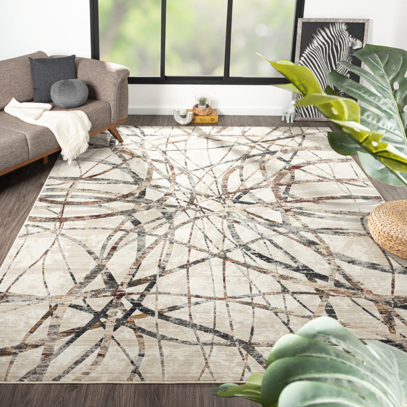 Southwestern Indoor Rug, Rectangle 7'7" x 10'2"