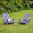 Jack & June Cedar Adirondack Chair, Comfortable Outdoor Wooden Lounge Chair, Durable Backyard Seating