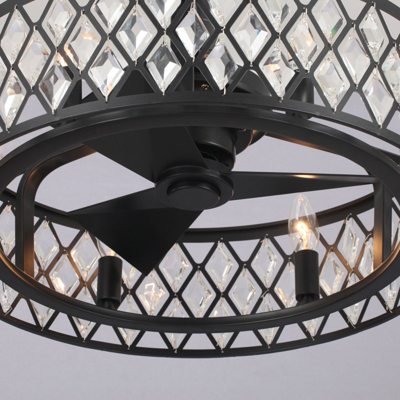 Damario 20'' Ceiling Fan with Light Kit
