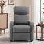 Fauteuil inclinable de 26,77 po de largeur, canapé simple ergonomique réglable, siège rembourré épaissi, inclinaison du dossier et des pieds, siège de cinéma maison moderne