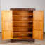 Unique Ash Solid Wood Rectangular Accent Cabinet