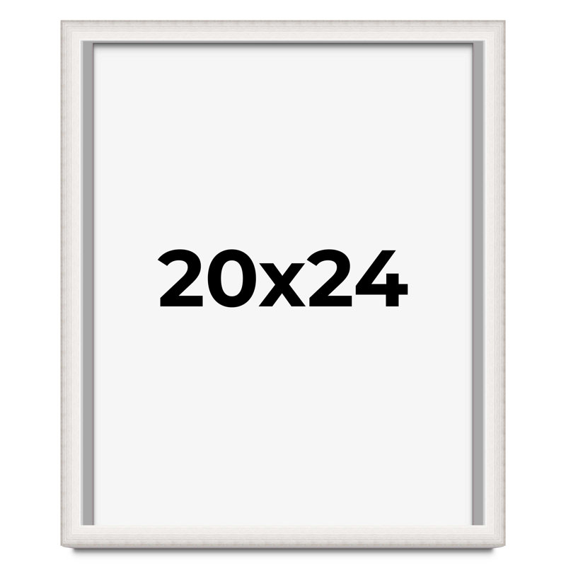 Cadre photo Shirena, Argent, L 20 po x H 24 po