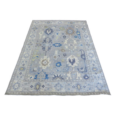 8'11 x 11'9 Hand Knotted Gray Fine Peshawar Oriental Rug 1AFE6D6E11FD4F348506C3954B3B970B