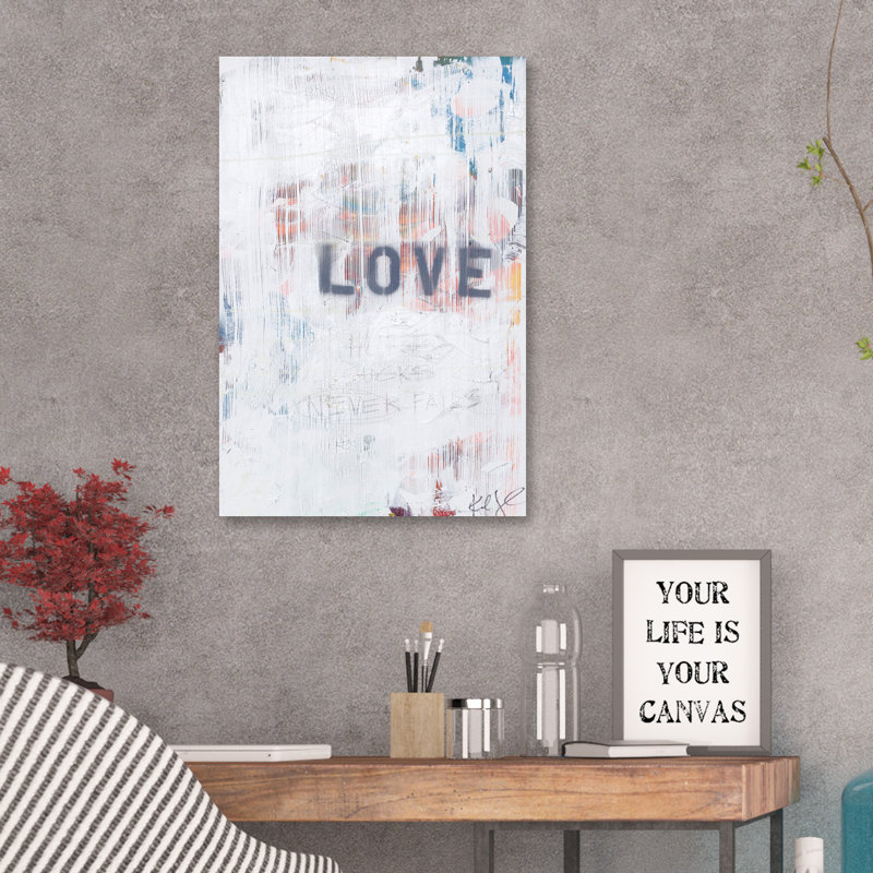 Love Never Fails by Kent Youngstrom - Wrapped Canvas Print, 46 cm H x 30 cm W x 4 cm D