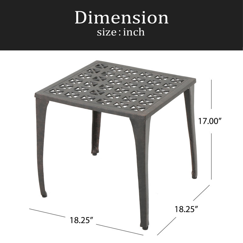 Outdoor 18" SIDE TABLE
