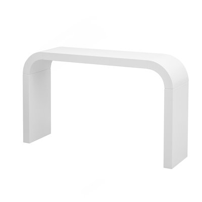 Modern Minimalist Console Table With Elegant Lines, Sturdy Frame, And Versatile Storage For Living Room, Hallway, Or Bedroom Use.