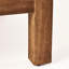 Table basse en bois et bois, rembourrage hydrofuge, dossier ouvert avec sièges à lattes, coussins imperméables beige et brun
