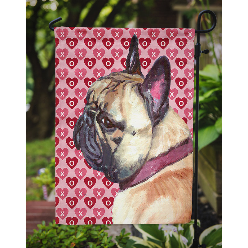 Drapeau de jardin Varastad, Bouledogue français