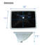Petit lavabo sous-comptoir en porcelaine YZ2408BD