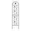 Ensemble de 2 treillis de jardin en métal 86,7 "x 19,7" antirouille pour plantes grimpantes-423202884