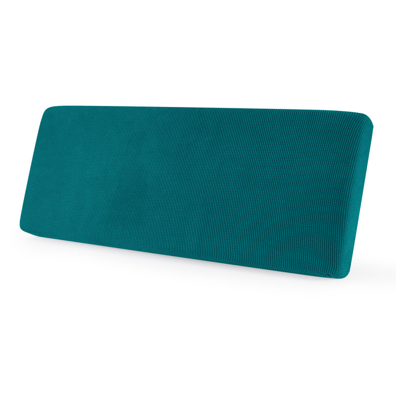 Box Cushion Sofa Slipcover, Blue