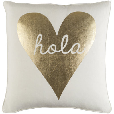 Manylath Square Cotton Pillow Cover