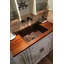 25" Hammered Copper Single Basin Kitchen Sink