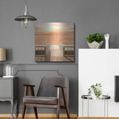 «Sunset Deck» par Diane Romanello, art mural en métal