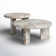 Bryce Nesting Coffee Table-Creamy Taupe Marble Solid