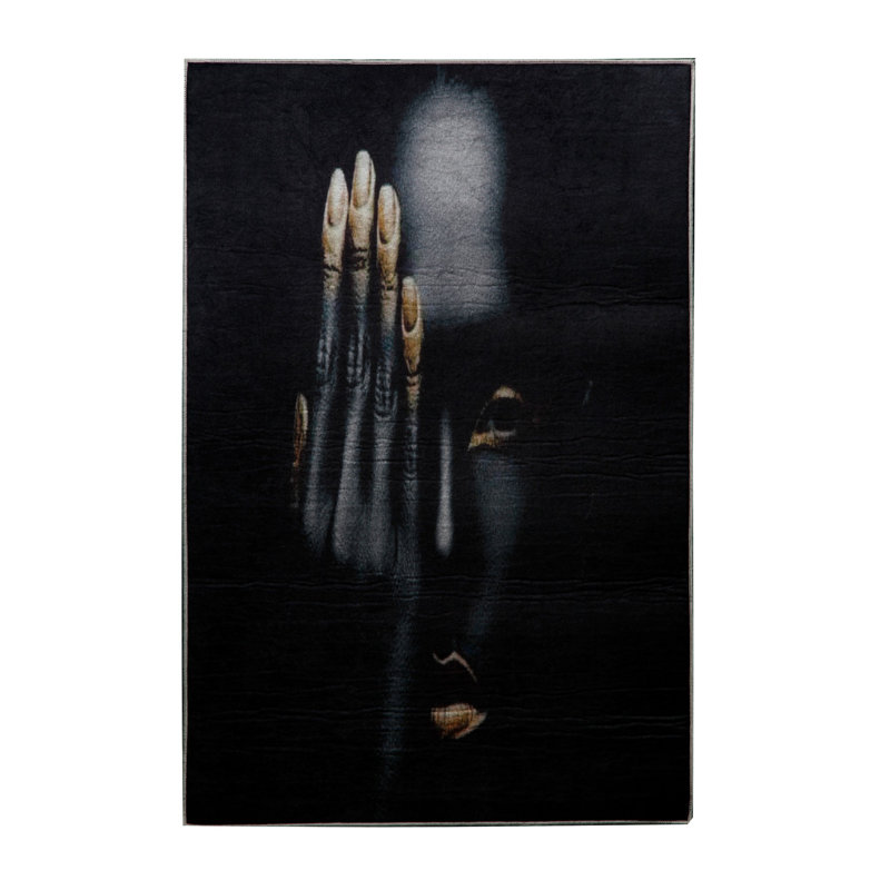 Tapis d'entrée de qualité supérieure, impression numérique 3D, 39,4 x 59,1 pouces | 100% polyester, antibactérien, antidérapant | Hauteur des poils: 0,04 po, lavable à la machine, idéale pour décorer le salon et le vestibule