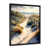 Impression noire sur toile encadrée n'est pas disponible