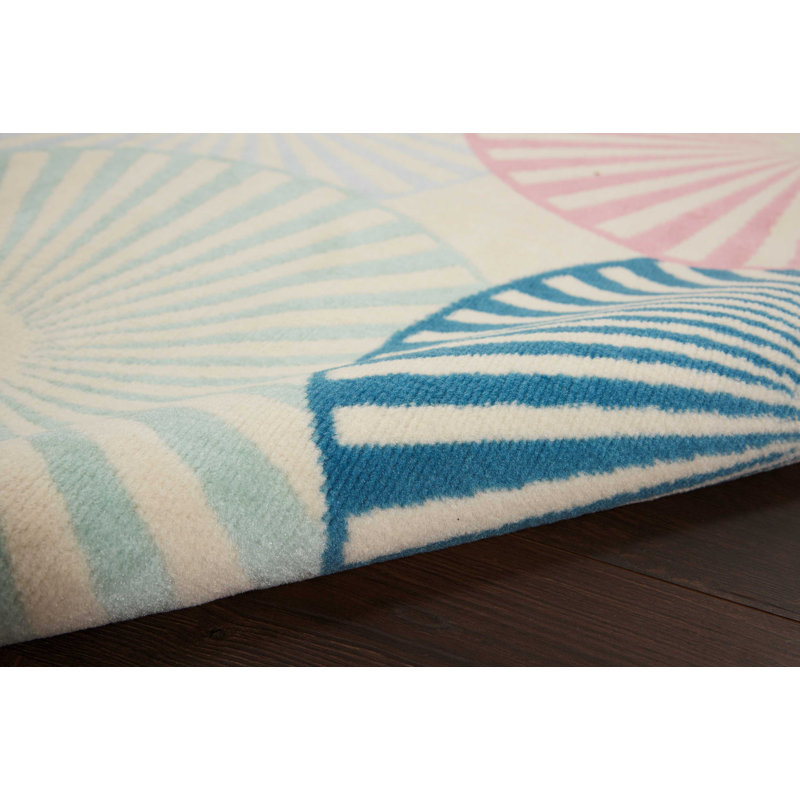 Lindall Geometric Indoor Rug, Round 8'