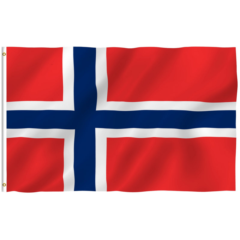 Norway Flag Polyester 36 x 60 in. House Flag