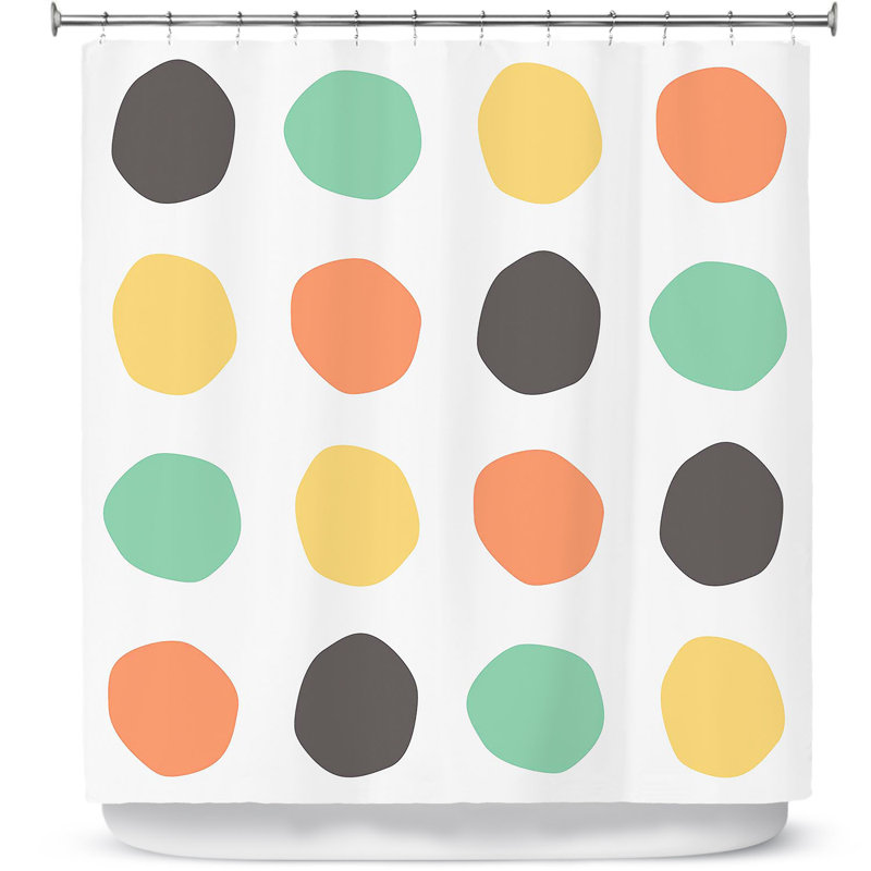 Cheung Polka Dots Shower Curtain