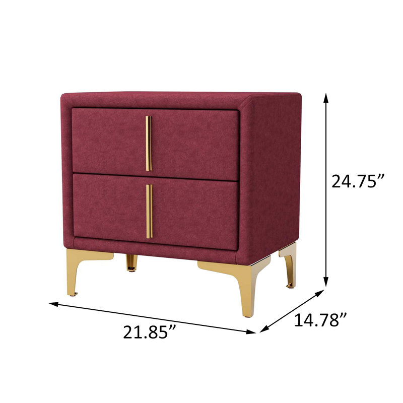 Nightstand, Red
