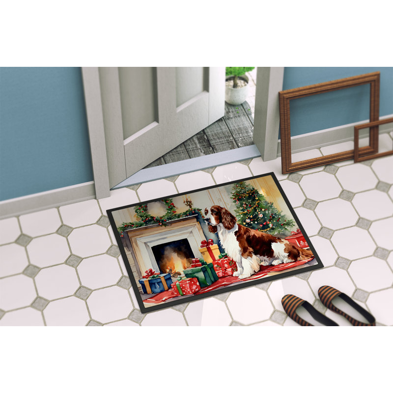 Tapis d'entrée antidérapant Jeevithan, L 24 po x L 36 po