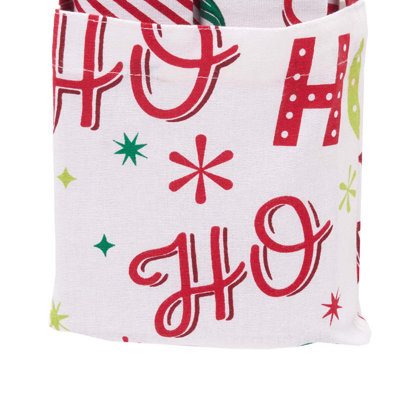 Ensemble de 3 sacs-cadeaux Ho Ho Ho