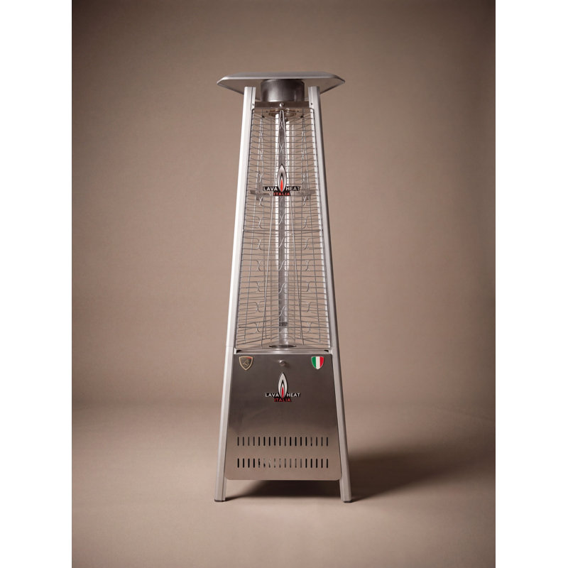 Chauffe-terrasse Lava Heat Italia - acier inoxydable, propane liquide (paquet plat), Stainless Steel, Propane
