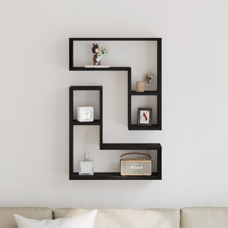 L-Shaped Floating Shelf