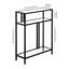 Adamsville 55.9cm Glass Top Console Table-801841582