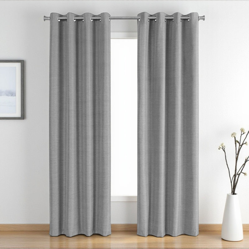 Damara Curtain Panel 2pcs Set 54"W X 95"L