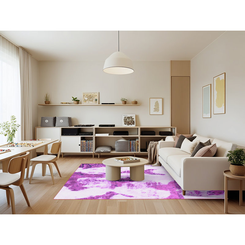 Tapis mauve Deasja, Rectangle 7 pi x 9 pi