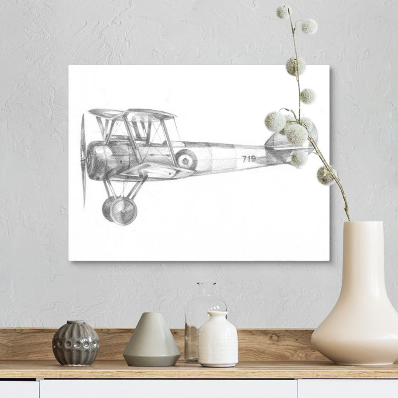 " Technical Flight V " by Ethan Harper, Wrapped Canvas, 18" H x 24" W x 1.25" D